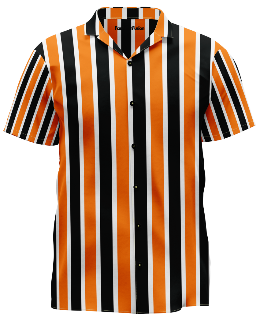 Black & Brown Stripes Shirt
