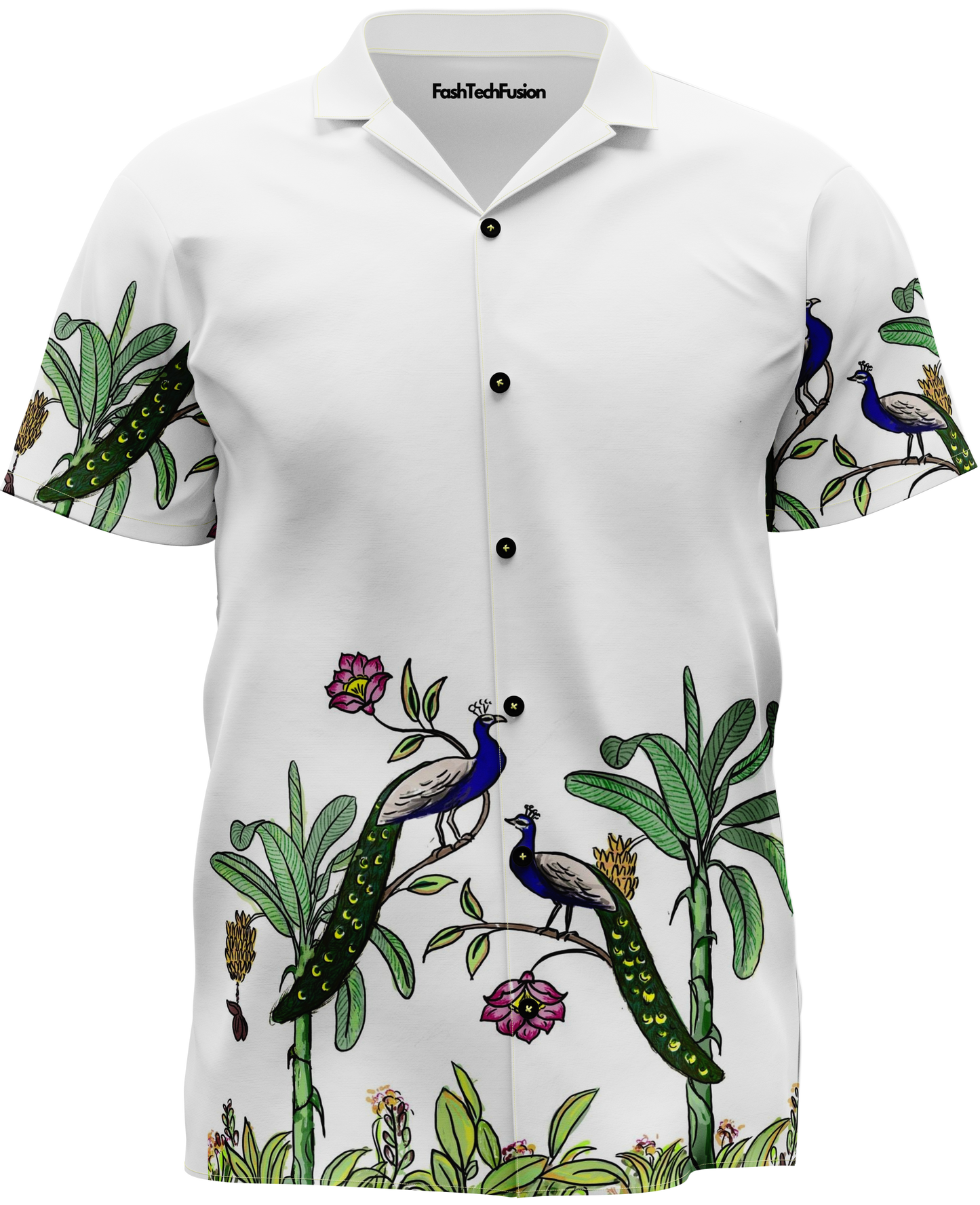 Peacock Floral Shirt