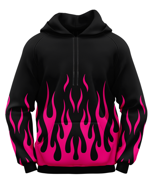 Pink Flame Hoodie