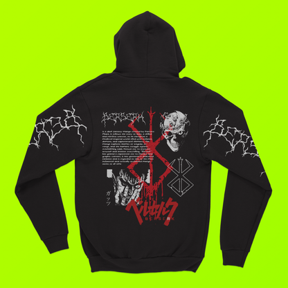 Berserk Manga Hoodie with Sleeves