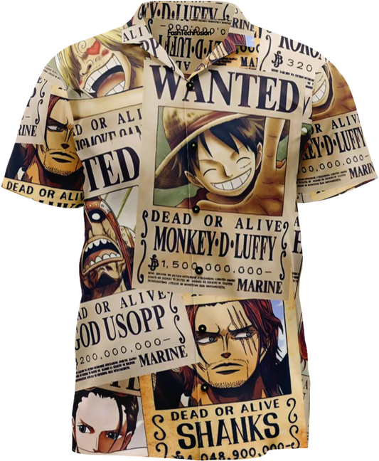 One Piece Wanted Shirt