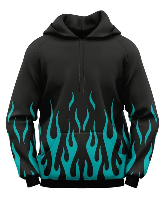 Blue Flame Hoodie