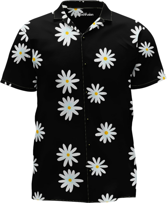 Black Floral Shirt