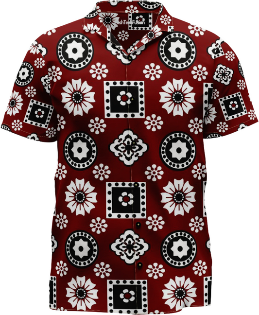 Ajrak Pattern Shirt