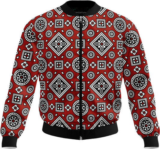 Ajrak Pattern Jacket