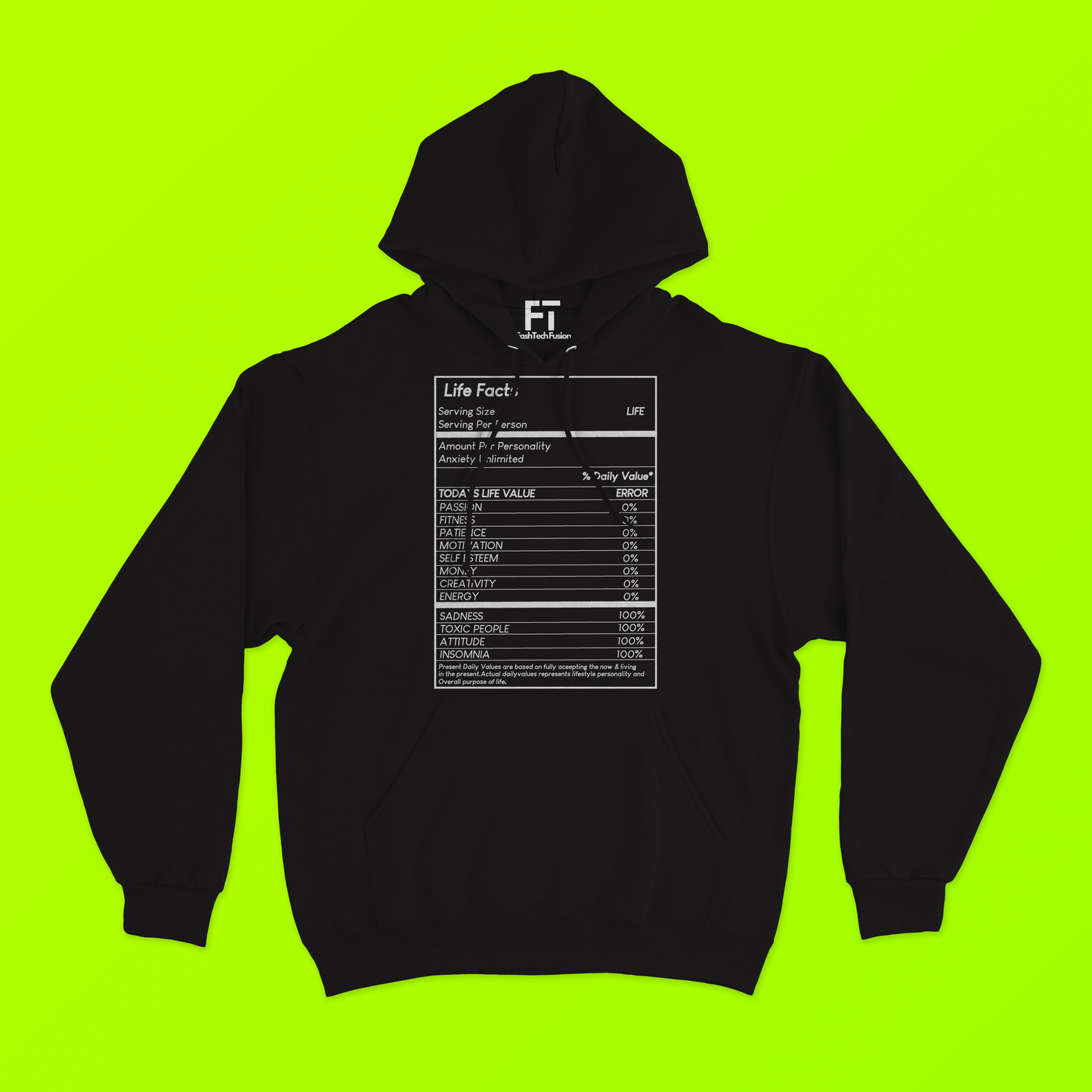 Life Facts Hoodie