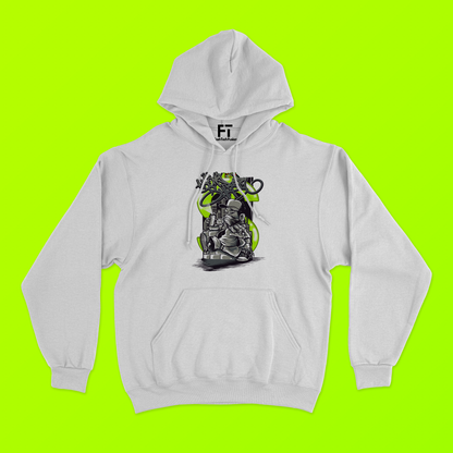 Mask Boy White Hoodie