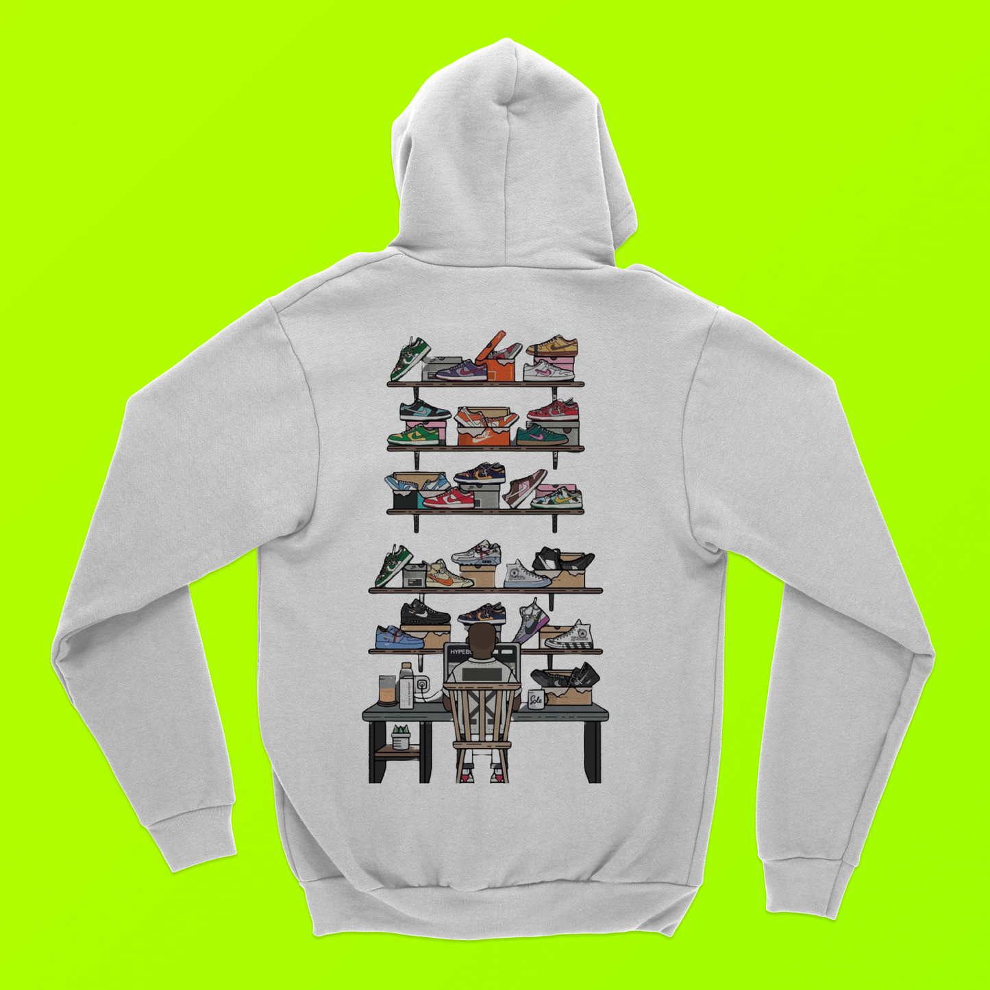 Sneaker Lover (White) Hoodie