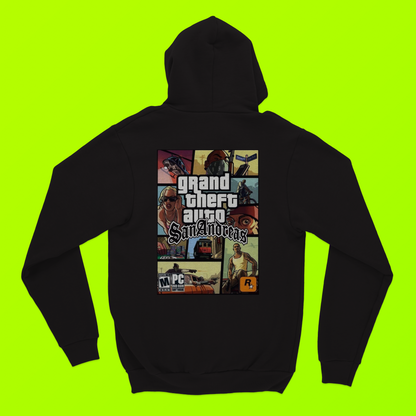 San Andreas (Black) Hoodie