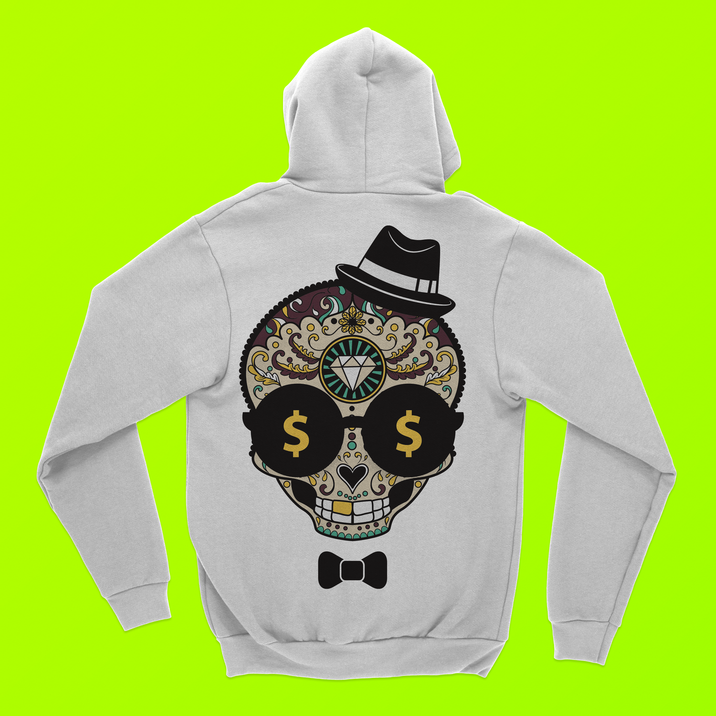 Skull White Hoodie