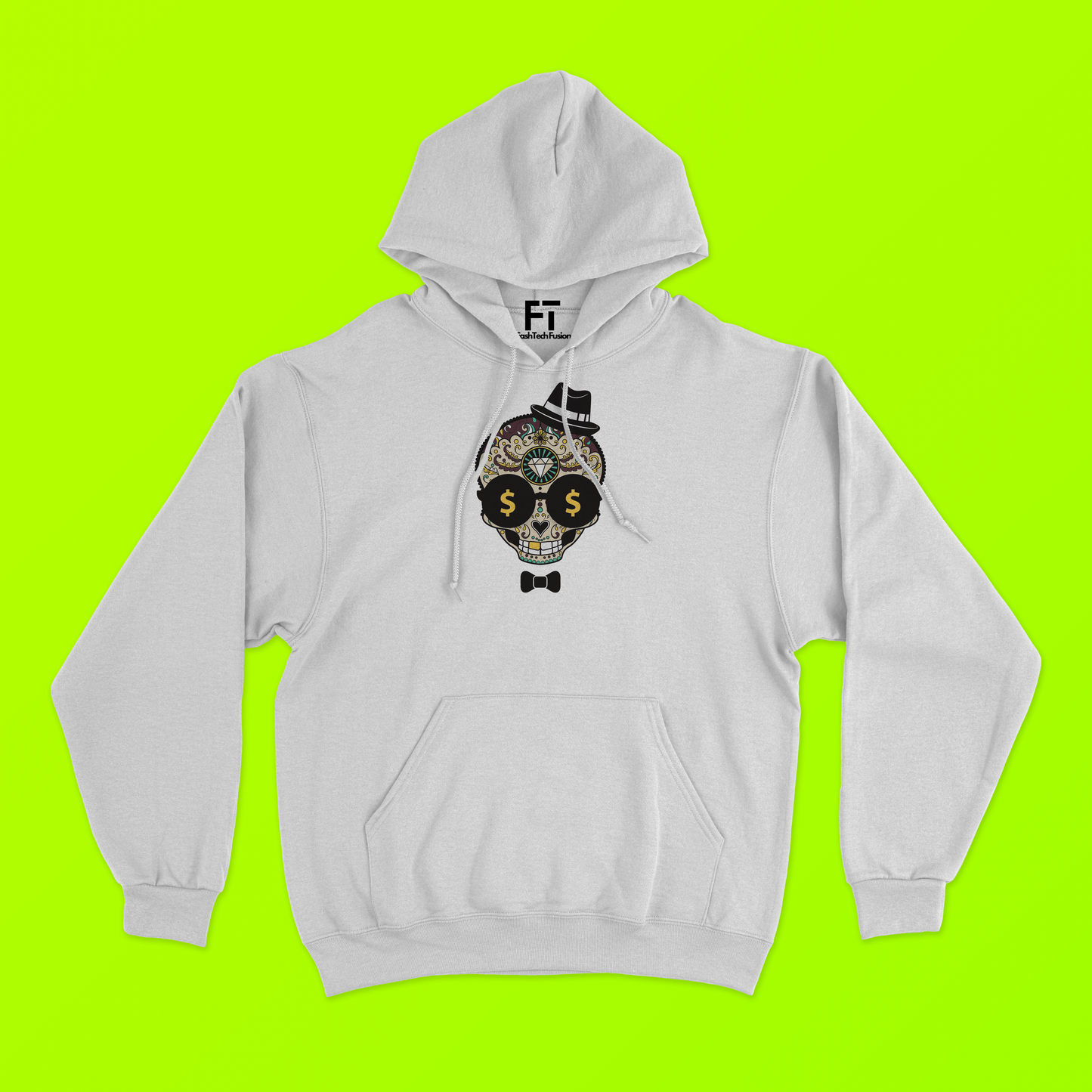 Skull White Hoodie